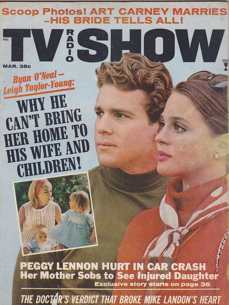 MARCH 1967 TV RADIO SHOW vintage movie magazine RYAN ONEAL