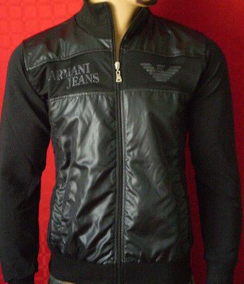 thin Jacket Long sleeves T shirt in black%%EA*Arma ni*%% S M L XL BNWT