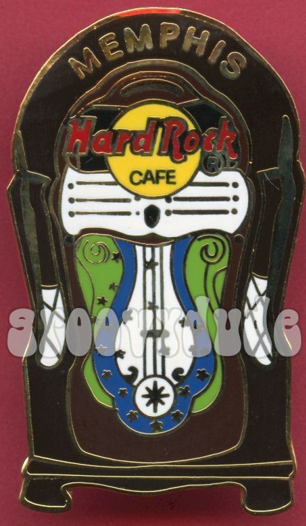 Rock Cafe MEMPHIS Pin Antique Jukebox Series HRC New Mint Hardrock Hat