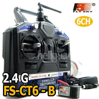 Flysky 6CH 2.4GHz FS CT6B Transmitter+Re​ceiver Mode 2