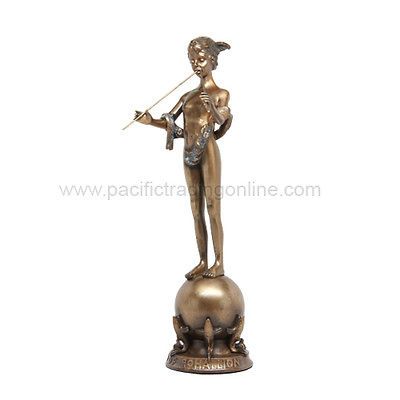 PAN OF ROHALLION ESTATE STATUE FIGURINE MUSEUM ITEM ART FLUTE 8.5