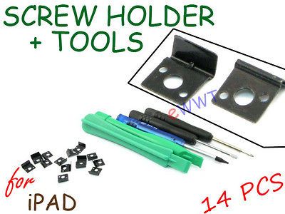 Screw Holder Mount Clips+Tool Set for iPad 1st Gen 1 Wifi 3G RQMA162