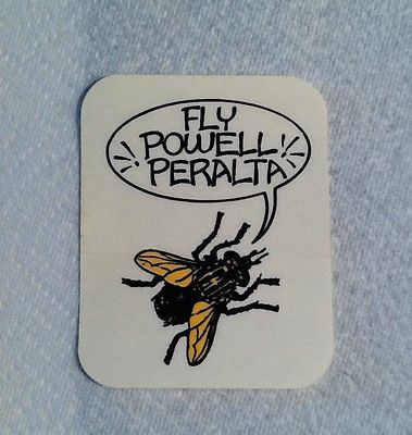 vintage skateboard Sticker Powell Peralta Santa Sims NOS fly zorlac