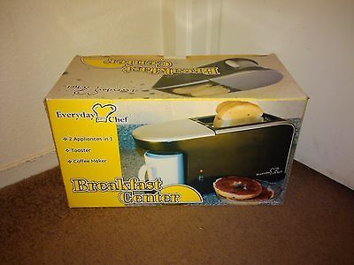 NEW* EVERYDAY CHEF BREAKFAST CENTER, 2 APPLIANCES IN 1 TOASTER