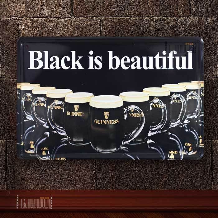 Sheet metal drawing Decorative painting Guinness black beer