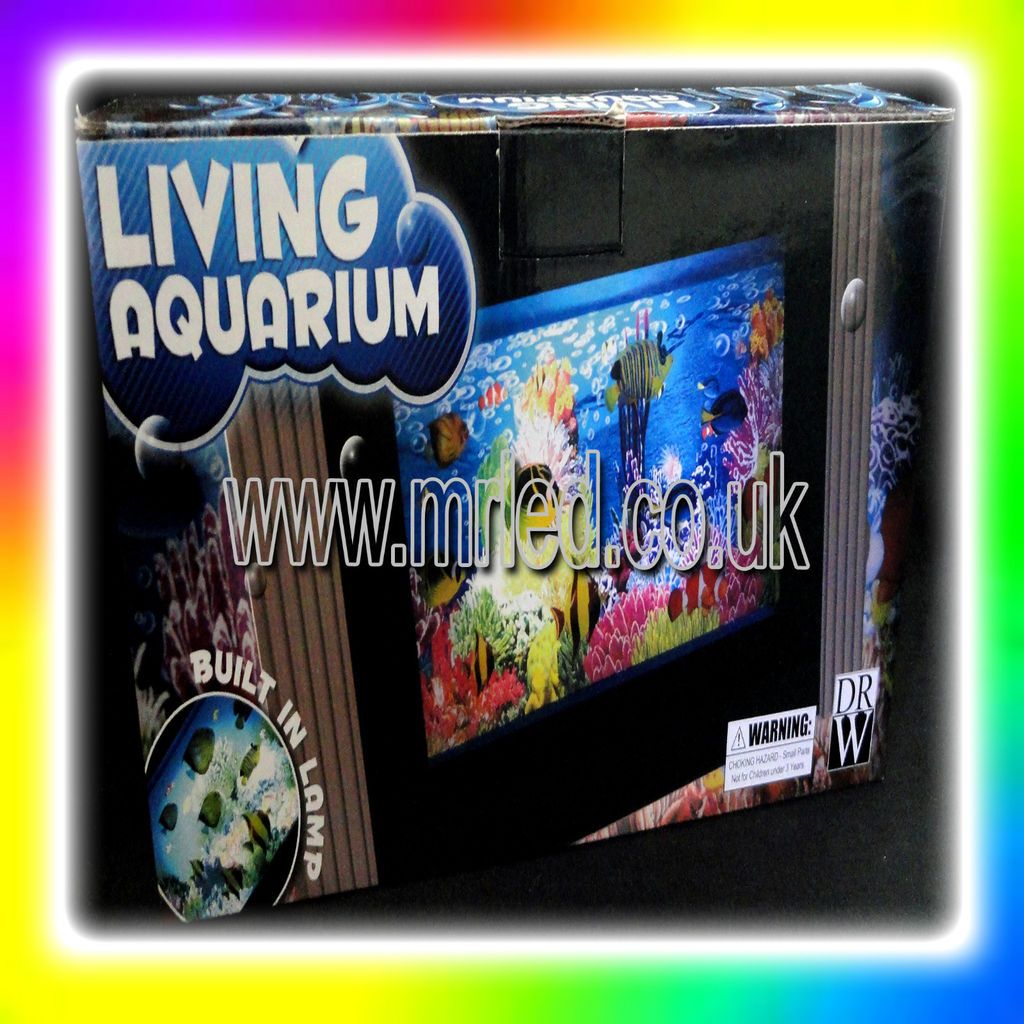 Living Aquarium Light Up Fish Tank   NO WATER