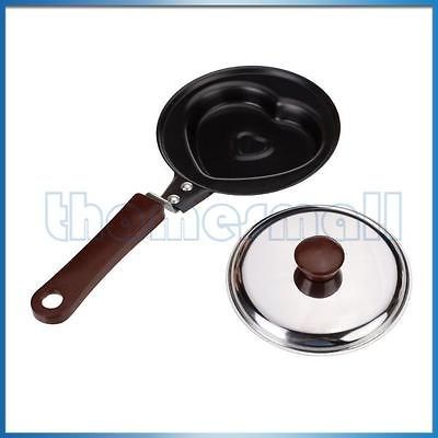 Mini Non stick Frying Pan Love Heart Egg Pancake Pot Kitchen Camping