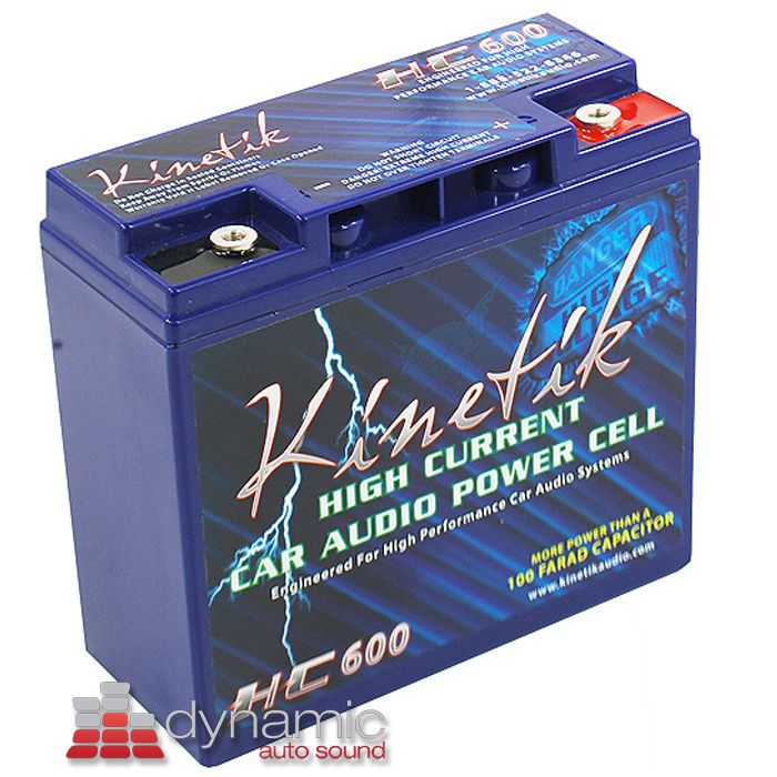 HC600 (KHC600) 850 AMP 12v HIGH CURRENT CAR AUDIO / STEREO POWER CELL