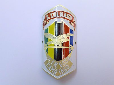 COLNAGO Ernesto Head Bike Badge Replica Vintage   COLNAGO C59 Ottanta