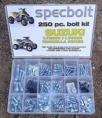 Kit Suzuki LT250R LT500R ATV QUADZILLA fenders plastics engine pipe