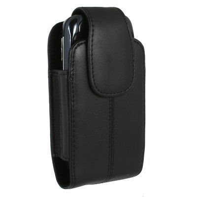 Axiom Leather Pouch for BlackBerry Tour, iPhone, and other Medium