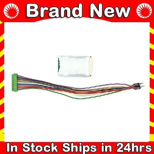 105 D15SRP DCC HO Scale Decoder 524 105 9 Pin harness NMRA 8 pin Atlas