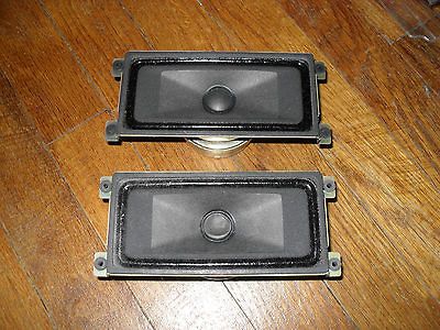 Vintage Pair TWEETER stereo Speakers 5 1/4  INCH rectangle car truck