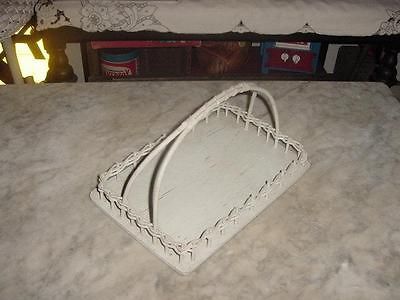 BABY VANITY TRAY ART DECO NURSERY WICKER HEYWOOD WAKEFIELD ERA CELADON