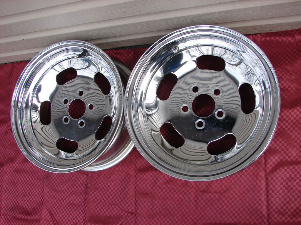 65 72 MOPAR A BODY DART DUSTER DEMON 14X6 SMALL BOLT PATTERN CHROME