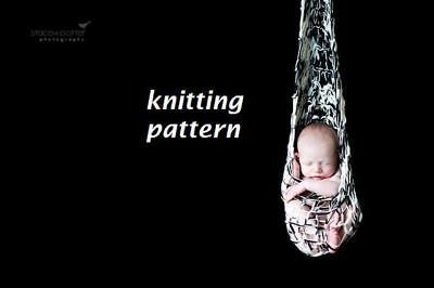 Hanging Cocoon Photo Prop Knitting Pattern #102