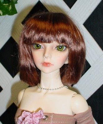 Doll Wig, Monique Gold Ava Size 7/8   Reddish Brown