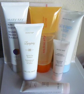 LOT MARY KAY SUNBLOCK ENERGIZING VELOCITY MOISTURE SATIN HANDS BUFFING