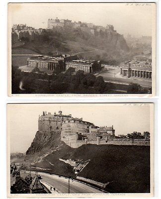 Edinburgh, Scotland   Two Caslte views