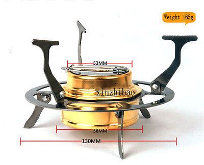 &Surviv al Burner Alcohol Backpacking Camp Stove set/Support Tripod