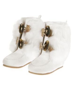 white fur boots in Baby & Toddler Clothing