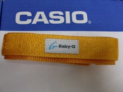 New Casio Baby G Orange replacement watchband 18mm 20mm velcro strap