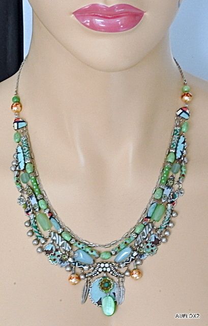 Magnificent New AYALA BAR POCAHONTAS Multi Strand Hip Necklace 1