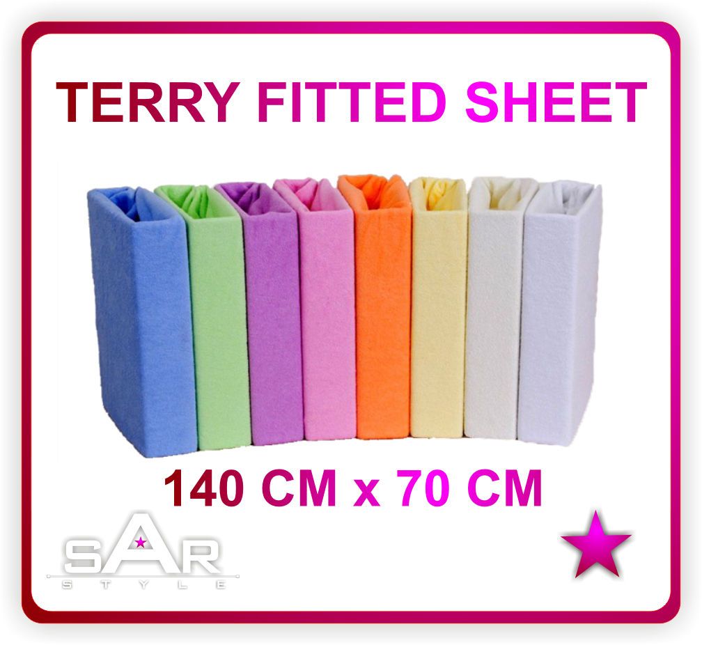 FITTED SHEET 140 X 70 CM BABY COT BEDDING NURSERY MATTRESS SHEET