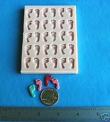 Silicone Baby Feet 5201 Soap Candle Candy Wax Clay Mold