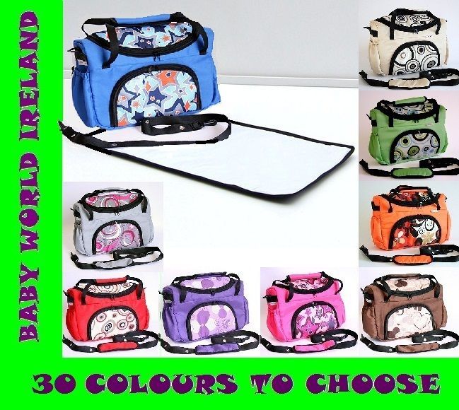 BABY PRAM STROLLER PUSHCHAIR CHANGING DIAPER BAG FREE CHANGING MAT 22