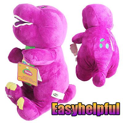 Singing I love you Barney 15 inch Plush Doll Stuffed Figure for Child