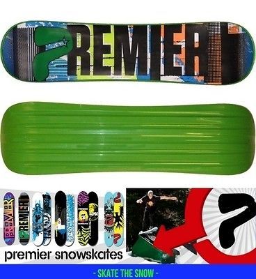 Green Pea SnowSkate backyard park sled snowboard skateboard 38 2012