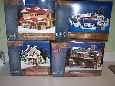 FAST  DEPT 56 SNOW VILLAGE BUCKS COUNTY BUCKS COUNTRY