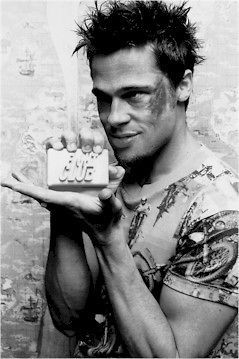 MOVIE POSTER ~ FIGHT CLUB BRAD PITT SOAP BAR