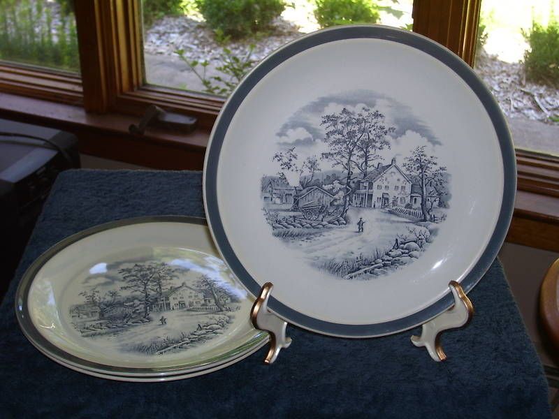 Three (3) Alfred Meakin HOME IN THE COUNTRY 10 Plate