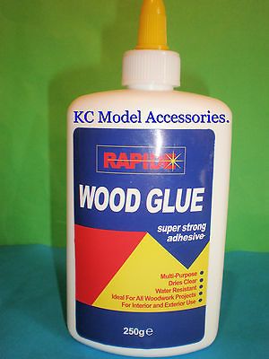 Balsa Wood Glue Wood Glue Strong 250g Bottle.