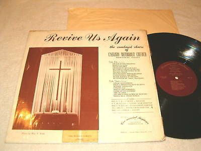 Calvary Methodist Church of Brownsburg Indiana, 1960s Religious LP