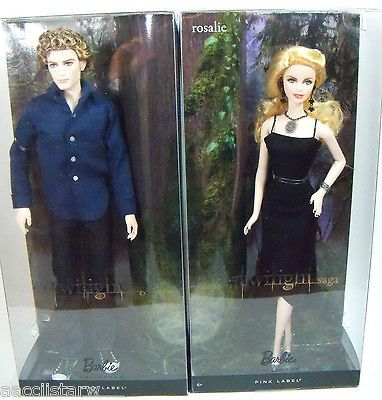 BARBIE THE TWILIGHT SAGA ROSALIE & JASPER FIGURES DOLL SET