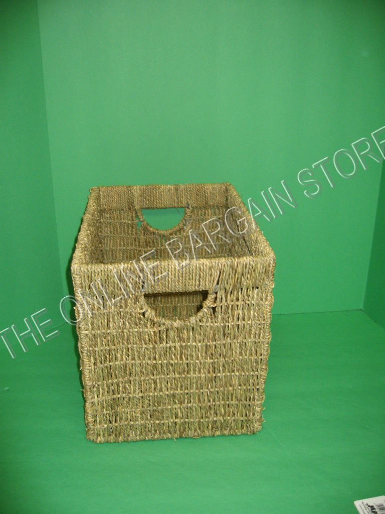 Jute Seagrass Woven Storage Baskets Toy Games Basket