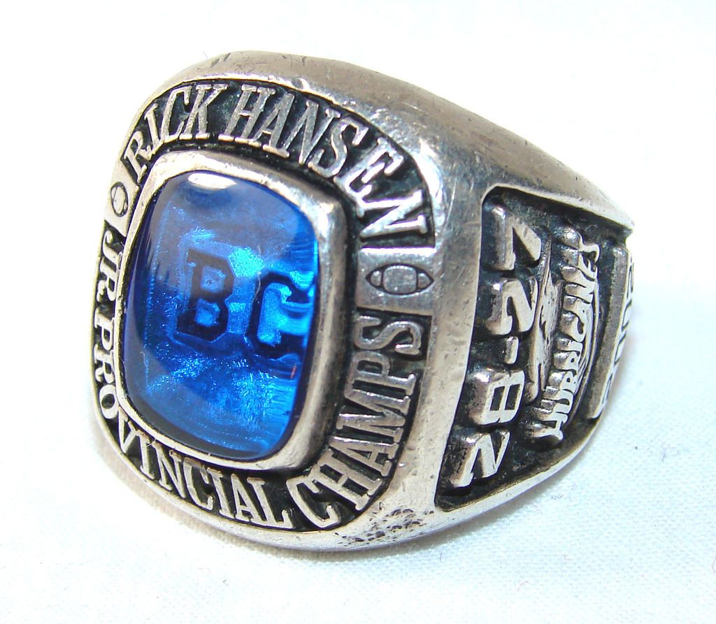2002 British Columbia Football Jr Provincial Championship Ring