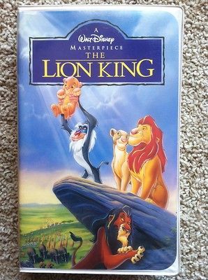 the lion king vhs 1995 walt disney masterpiece time left