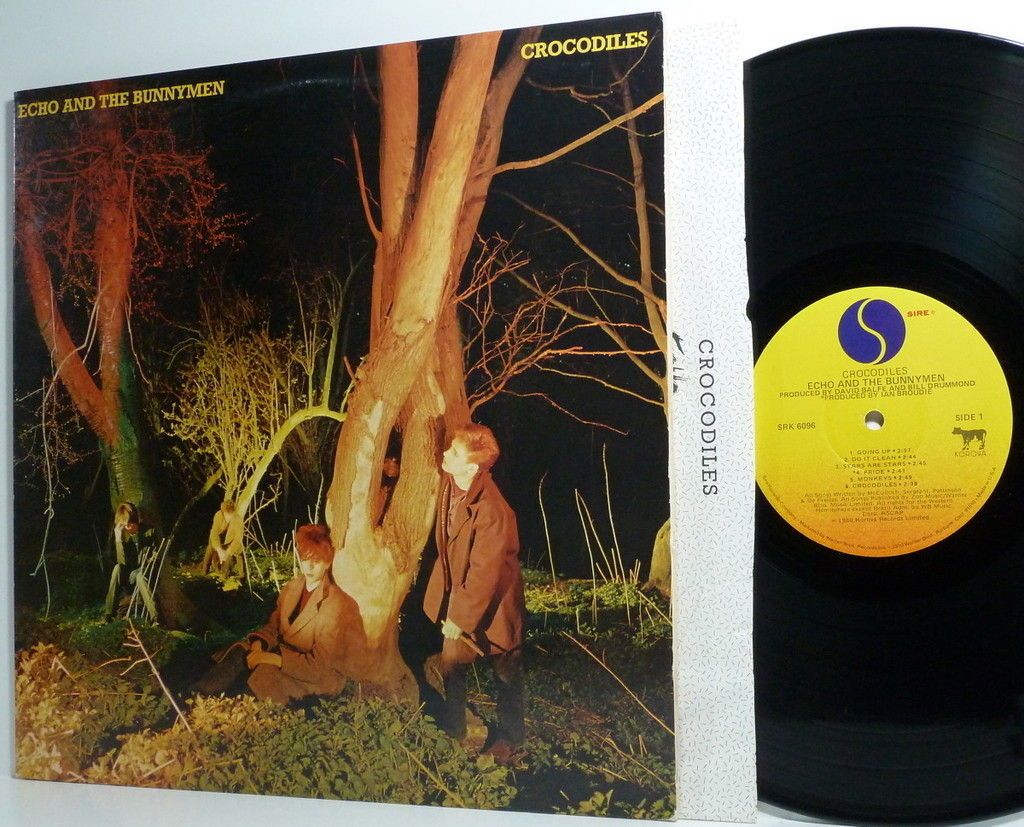 ECHO & THE BUNNYMEN Crocodiles 1980 LP Ian McColloch