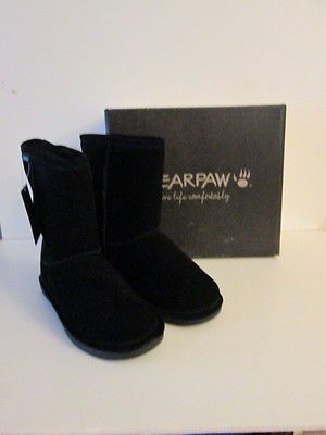 BEARPAW EMMA SHORT BLACK BOOT