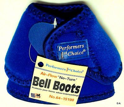 First Choice No Turn Neoprene Blue Bell Boots Large Horse Tack