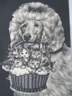 Poodle Basket & Kittens Tri Chem PreShaded Suede Paint Liquid