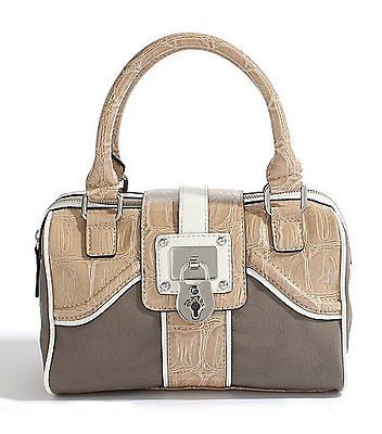 NWT G by GUESS Sandi Small Box Satchel handbag