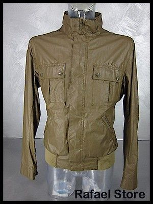 BELSTAFF Mens Jacket Beige L IT 711435 New Irvine Bomber Man Panama