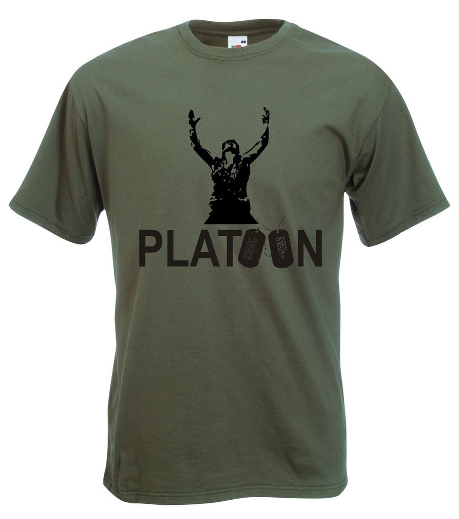 Platoon T Shirt   Cult War Movie, Vietnam, Charlie Sheen   All Sizes