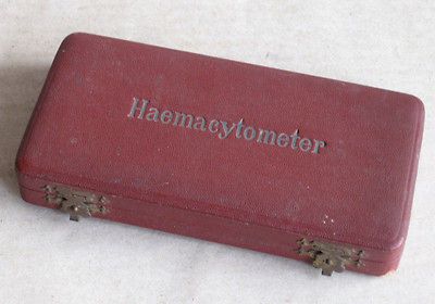 OLD GERMAN MEDICAL INSTRUMENT HAEMACYTOMETER / JENA / 1935