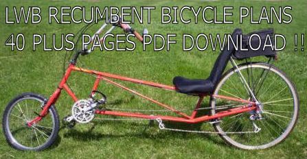 VINTAGE LOWRIDER BIKE BICYCLE RECUMBENT PLANS